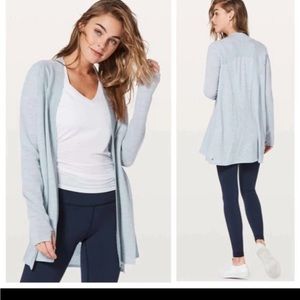 NWOT Lululemon Blissful Zen 100% Merino wool cardigan sweater